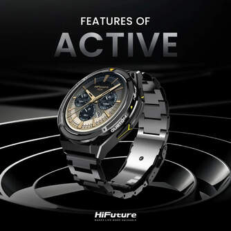 SMARTWATCH HIFUTURE ACTIVE BLACK RED