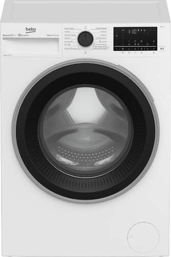 Lavadora Beko B3WFT58415W - 8kg, Clase A, 1400rpm, 15 Programas, Vapor, ProSmart Inverter, Blanca