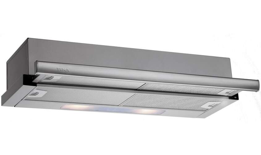 Campana Telescópica Teka TL 9310 - 90cm, 339m3/h, Doble Turbina, 2 Velocidades, Inox