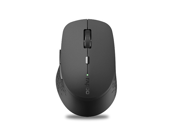 Ratón Rapoo M300 Silent 00184341 - Óptico, RF Wireless + Bluetooth, Gris Oscuro