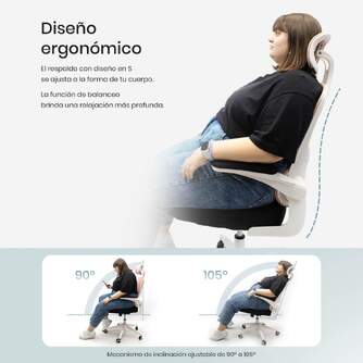 SILLA DE OFICINA WOXTER ERGO BLUE  