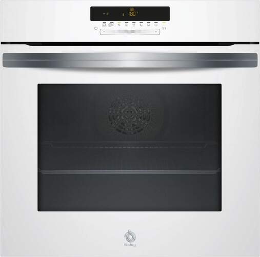 Horno Pirolítico Balay 3HB5888B6 - Clase A, Sonda Térmica, 12 Funciones,Hidrólisis, AutoChef, Blanco