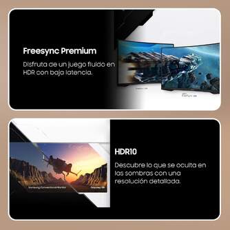 MONITOR SAMSUNG 27%%%quot; LS27CG552EUXEN QHD 165HZ CURVO