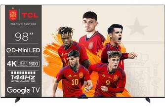 TV TCL 98%%%quot; 98C805 UHD MINILED QLED GOOGLETV 144HZ