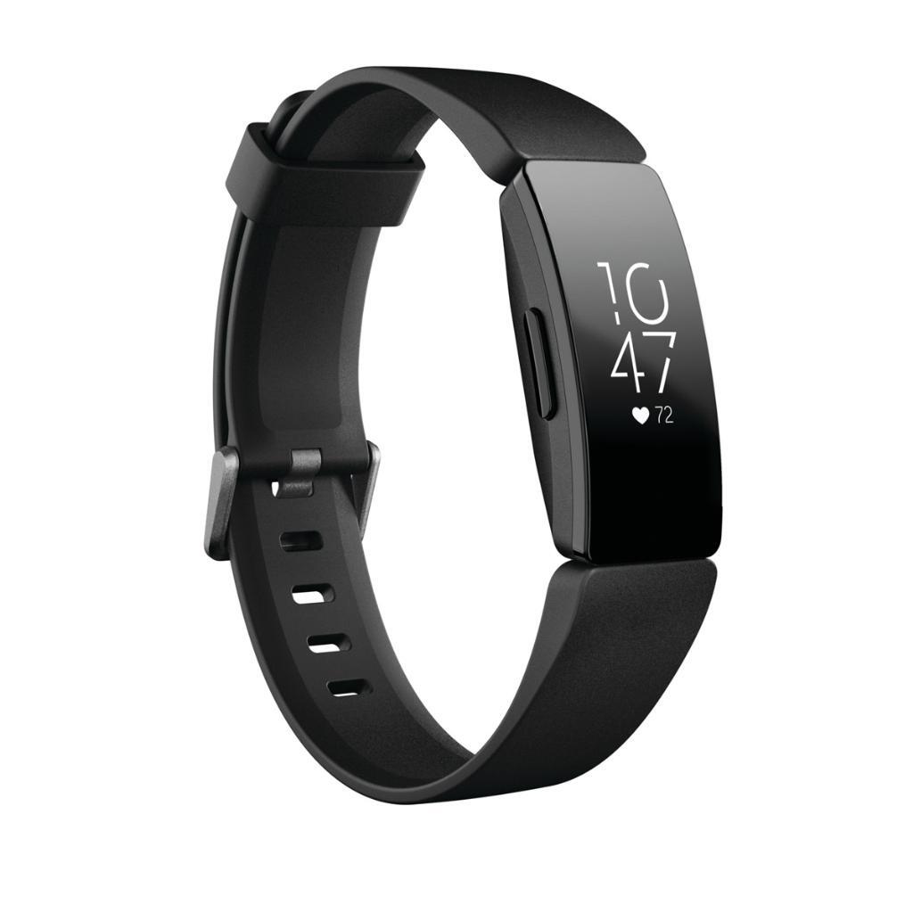 Pulsera Fitbit Inspire HR Negra - Sueño y act. física, R. Cardiaco, Sumergible, BT 4.0, SmartTrack