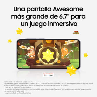 SMARTPHONE SAMSUNG A36 5G 6/128 6,7%%%quot; WHITE