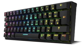 TECLADO KROM MINI GAMING KLUSTER RGB WIRELESS
