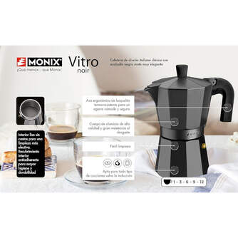 CAFET. MONIX VITRO NOIR 9T