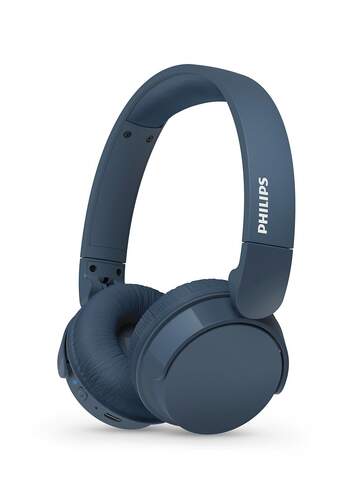 Auriculares diadema Philips TAH4209BL Azul - Bluetooth 5.3, autonom&iacute;a hasta 55h, 20-20k Hz