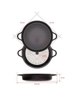 CACEROLA VALIRA 31ZB/36 36CM BAJA SIN TAPA