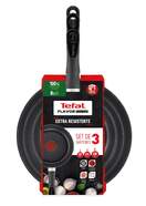 Lote de Sartenes Tefal Flavor Force X2TIT - 20, 24, 28 cm, Titanio, Inox
