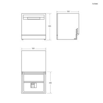 LVJ. CANDY CP6E51LW 5P 45CM 51dBA BCO