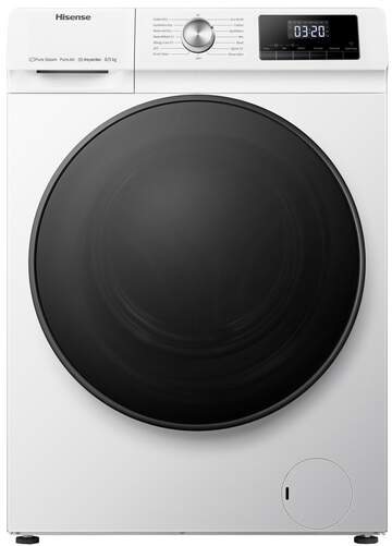 Lavasecadora Hisense WDQA8014EVJM - 8 kg lavado, 5 kg secado, 1400 rpm, Clase D/A, Blanco