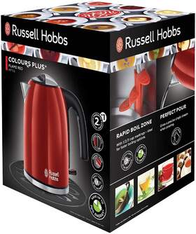 HERVIDOR RUSSELL HOBBS 20412-70 1,7L COL PLUS ROJO