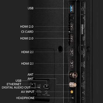 TV HISENSE 55%%%quot; 55U7KQ UHD MINILED ULED QLED 144HZ