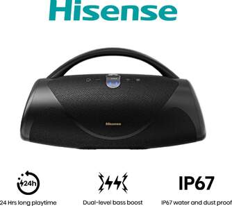 ALTAVOZ HISENSE VOYAGEBOOM 360W BT 24H IP67