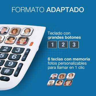 TELEFONO SOBREMESA ALCATEL TMAX 10  TECLAS FOTO