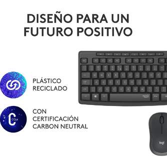 TECLADO   RATON LOGITECH MK295 WIRELESS USB SILENT