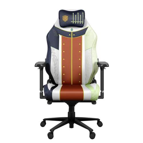 Silla Gaming Phoenix Monarch Black Clover Edición Yuno - Tamaño XL, Tela y terciopelo, pistón 4 XL