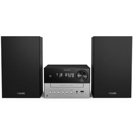 Microcadena Philips TAM3205M2/12 - Radio FM, 20 W, Bass Reflex, Bluetooth 5.4, CD, USB