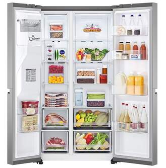 FRI. LG GSLV71PZTD 179x91 635L INOX DISP S/TOMA