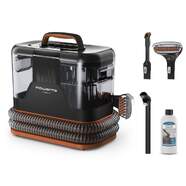 Aspiradora Tapiceria Rowenta IN5011 Clean It - 1'5 L, 400 W, Autolimpieza, Negro y naranja
