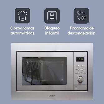 MICR. CANDY MIC201EX 20L INOX GRILL DSP INTEGRABLE