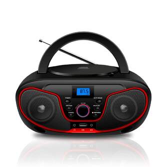 RAD/CD DAEWOO DW3013 USB BT NEGRO/ROJO
