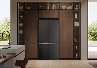 FRI. HAIER HCR79F19CNMD 191x91 4P NF DARK INOX DSP