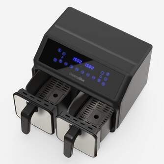 FREIDORA AIRE U.BLUE 6008DB DOBLE DIG 2X4=8LTS