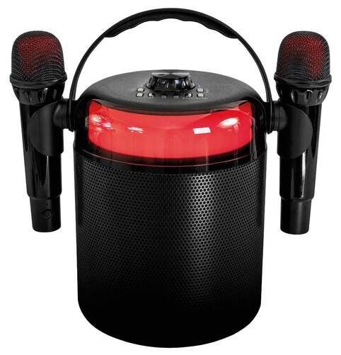 Altavoz Ledwood Playkaraoke - Bluetooth 5.1, 120 W, 3000 mAh, 2 micrófonos de 1200 mAh
