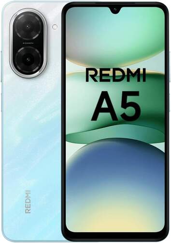 Smartphone Xiaomi Redmi A5 4/128GB Azul - Pantalla 6,88", HD+ 120 Hz, Cámara 32 MP, 5200 mAh, BT 5.2