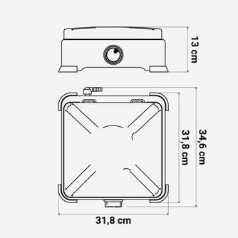 HORNILLO U.BLUE 7006 1F BCO C/TAPA
