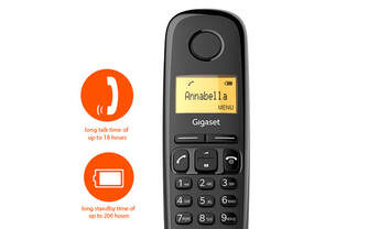 TELEFONO DECT GIGASET A170 NEGRO TRIO