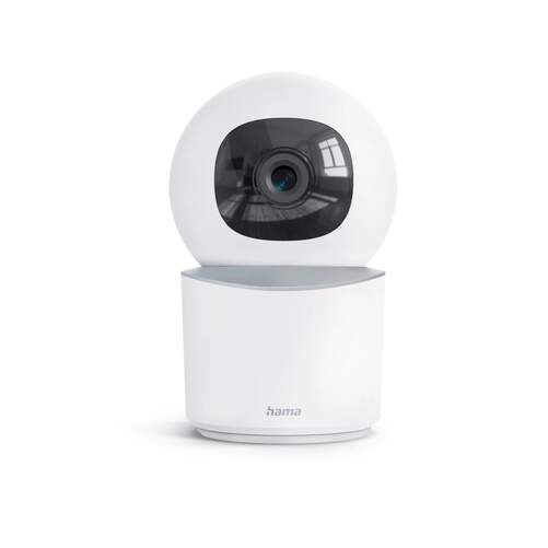 Cámara inteligente Hama 00176652 - Interiores, 1080p, Giratorio, compatible Alexa/Google Assistant
