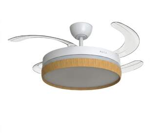 VENTILADOR TECHO RET ARTICA AVTECHR72BM BCO MD 72W