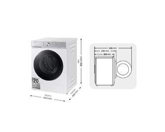 LVD. SAMSUNG WW11DB8B95GHU3 11K 1400R ATD ECB BCA