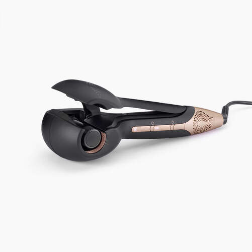 Rizador Babyliss C1900E - Automático, 230º, 3 Temperaturas, Negro