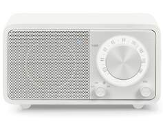 Radio port&aacute;til Sangean WR-7 blanco mate - Bluetooth, Radio FM, carga por USB, dise&ntilde;o cl&aacute;sico