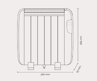 EMISOR SECO ARTICA AETS900 900W LCD WIFI