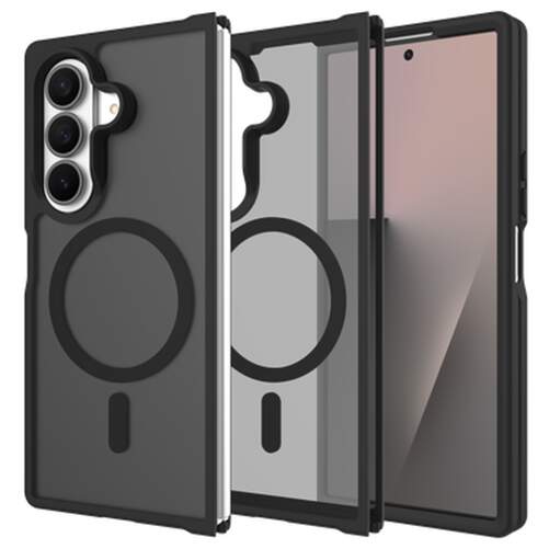 Funda JiC para Samsung Galaxy Z Fold7/8 Elite Armor - Transparente, TPU resistente a golpes/rayones