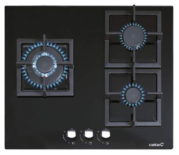 Placa Gas Natural Cata CI 6021 BK