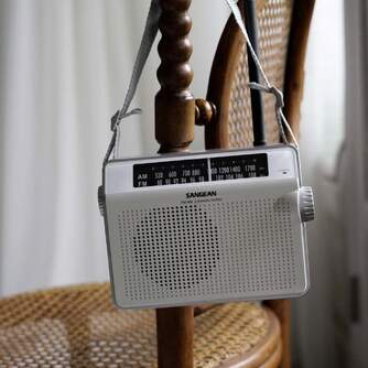 RADIO PORTATIL SANGEAN PR-D6 BLANCO FM/AM
