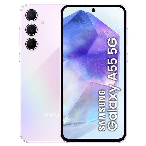 Samsung Galaxy A55 5G - 8/128 GB, 6,6", Awesome Lilac