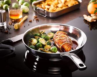 SARTEN TEFAL EMOTION 28CM ACERO INOX X3 PROFESIONA