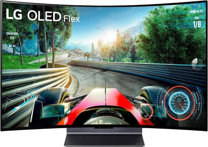 TV 42" OLED LG 42LX3Q6LA Evo - 4K 120Hz, Flexible, Dolby Vision/Atmos 40W, Pixel Dimming, WebOS22