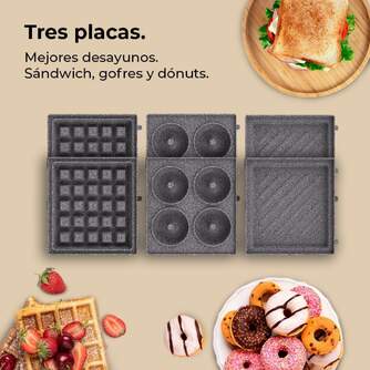 SANDWICH. CECOTEC ROCK%%%#39;NTOAST RETRO ONE BEIGE 1309