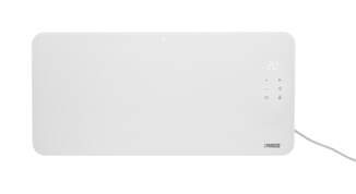 Calefactor Princess Panel de Cristal Smart Blanco - 2000 W, 2 Temperaturas, IP24, WiFi, Blanco