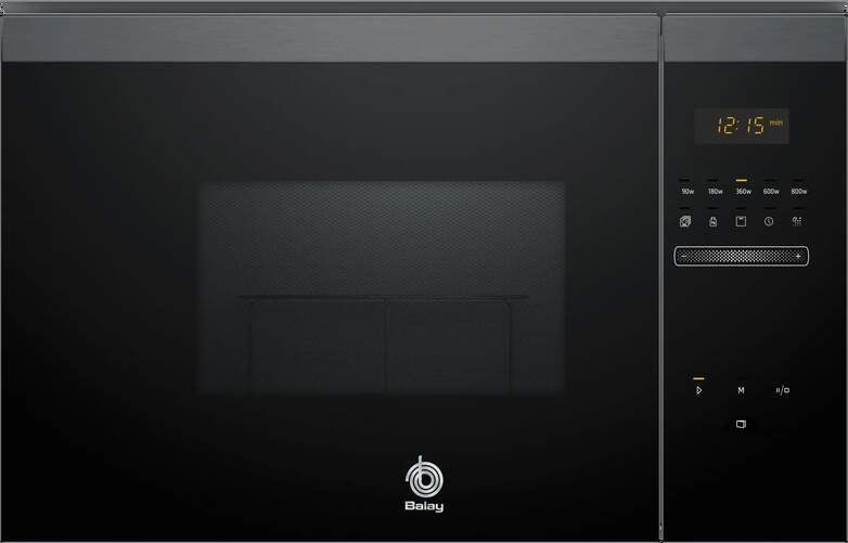 Microondas Balay 3CG4175G3 - Integrable, 25 L, 900 W, Grill, 5 Potencias