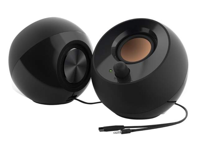 Altavoces Ordenador Creative Pebble Negros - 4.4W, Entrada 3.5mm, Alimentación por USB